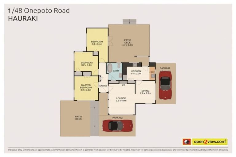 Photo of property in 1/48 Onepoto Road, Hauraki, Auckland, 0622