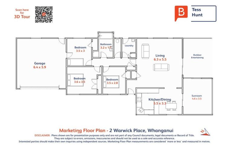 Photo of property in 2 Warwick Place, Springvale, Whanganui, 4501