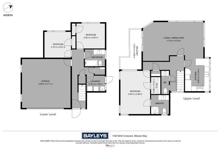 Photo of property in 1/36 Nihill Crescent, Mission Bay, Auckland, 1071