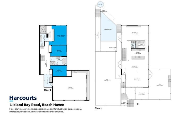 Photo of property in 6 Island Bay Road, Beach Haven, Auckland, 0626