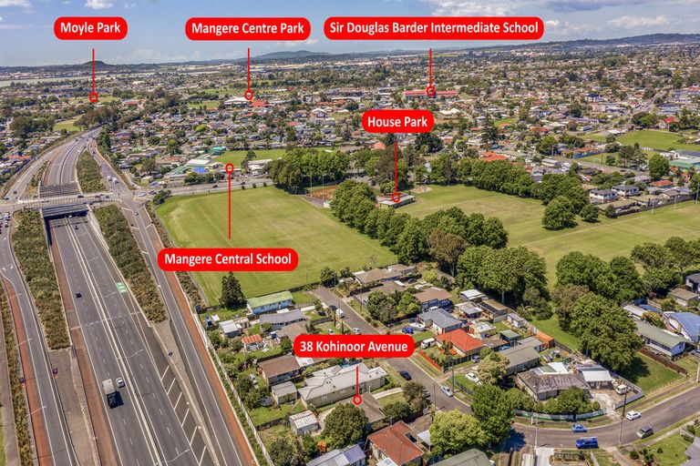 Photo of property in 38 Kohinoor Avenue, Mangere, Auckland, 2022