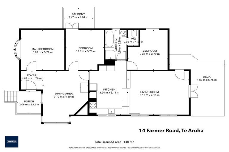 Photo of property in 14 Farmer Street, Te Aroha, 3320