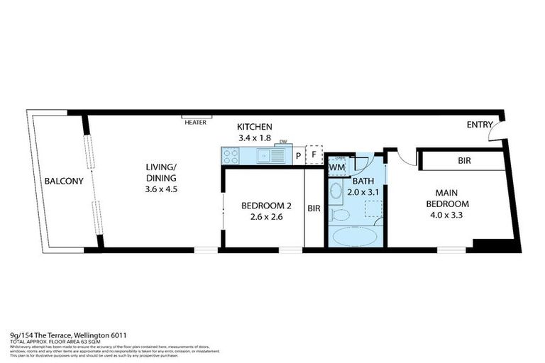 Photo of property in Atrium Towers, 9g/154 The Terrace, Wellington Central, Wellington, 6011