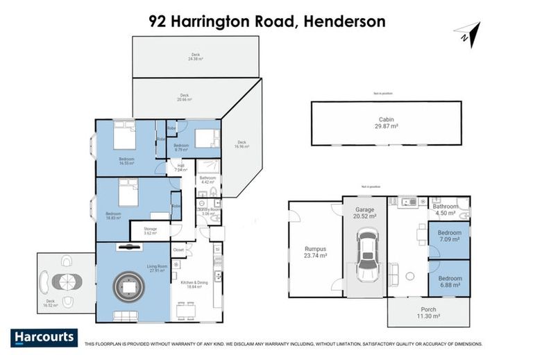 Photo of property in 92 Harrington Road, Henderson, Auckland, 0610