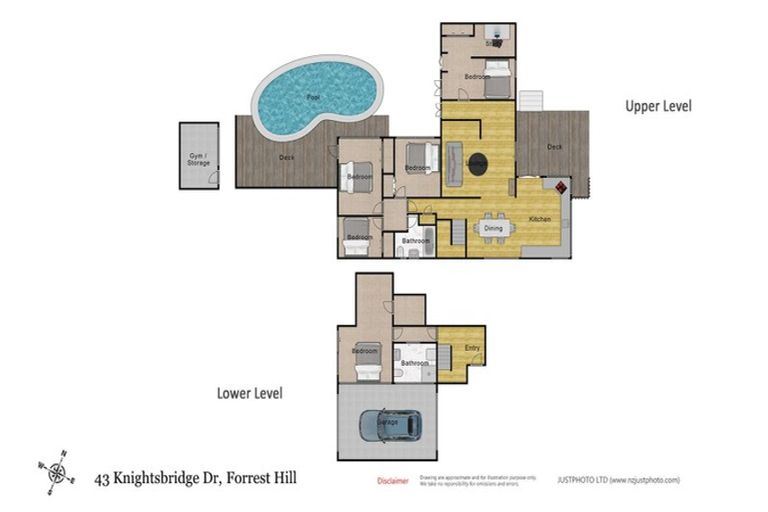 Photo of property in 43 Knightsbridge Drive, Forrest Hill, Auckland, 0620