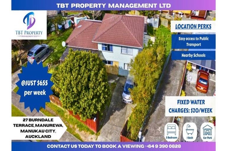 Photo of property in 27 Burndale Terrace, Manurewa, Auckland, 2102