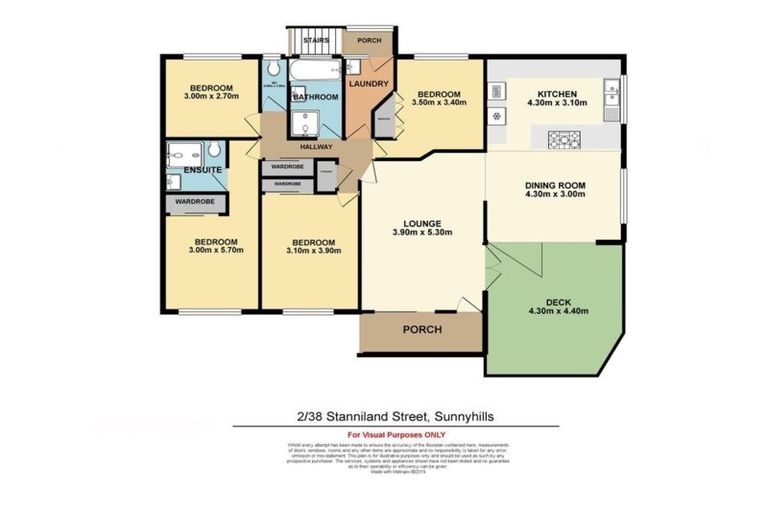 Photo of property in 2/38 Stanniland Street, Sunnyhills, Auckland, 2010