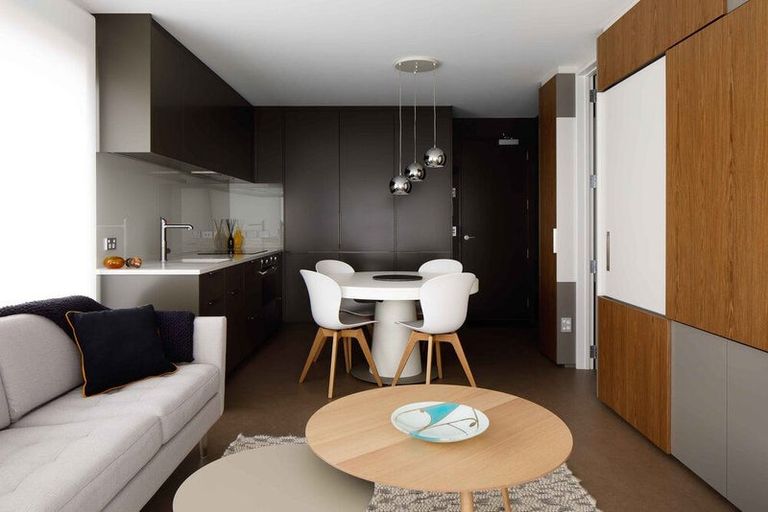 Photo of property in Sanctum Apartment, 10 Ebor Street, Te Aro, Wellington, 6011