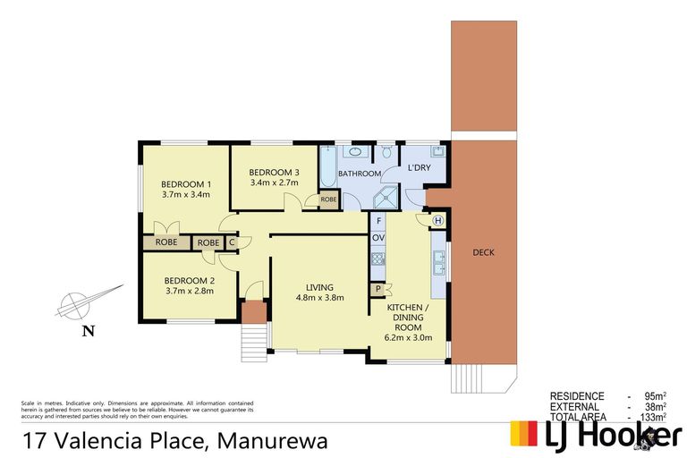 Photo of property in 17 Valencia Place, Manurewa, Auckland, 2102