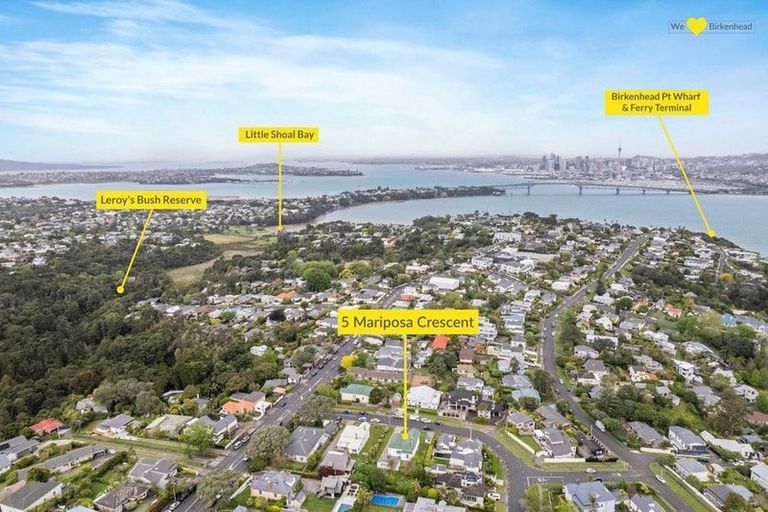 Photo of property in 5 Mariposa Crescent, Birkenhead, Auckland, 0626