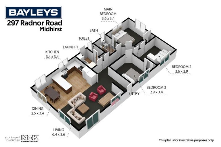 Photo of property in 297 Radnor Road, Midhirst, Stratford, 4394