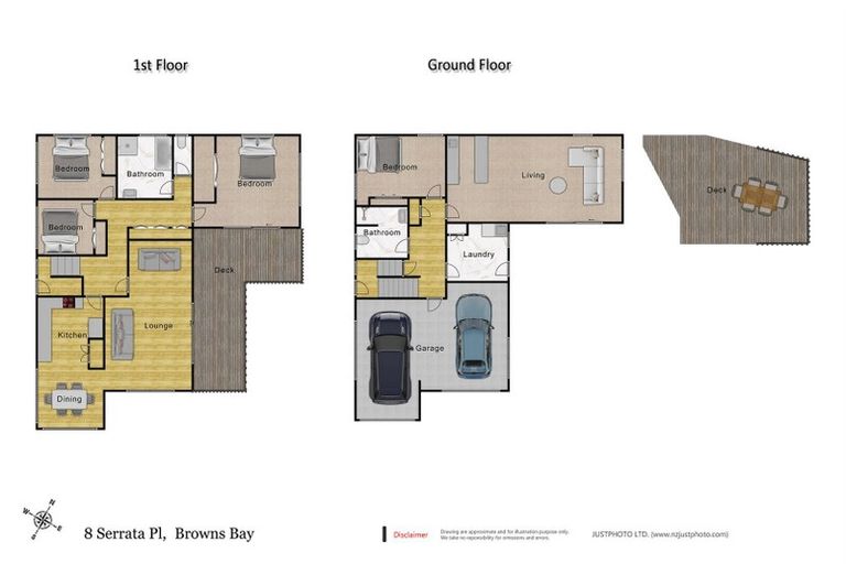 Photo of property in 8 Serrata Place, Browns Bay, Auckland, 0630