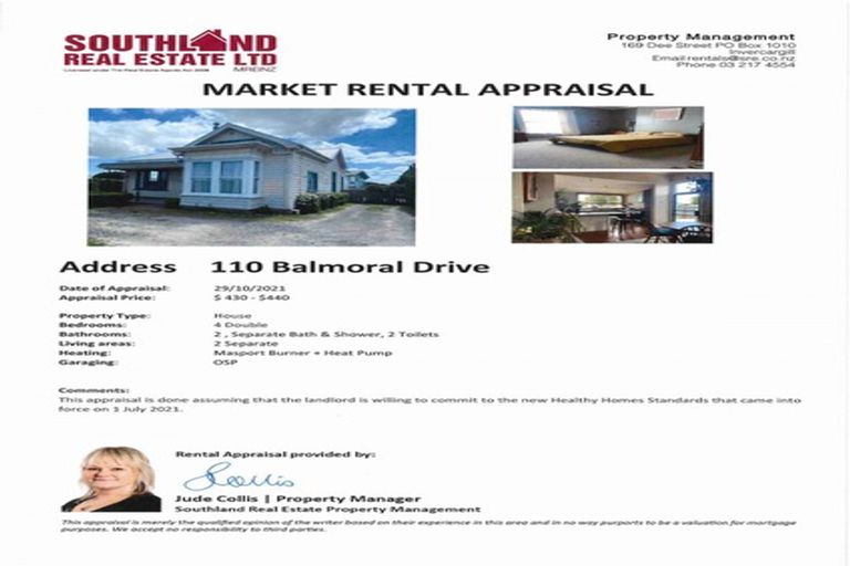 Photo of property in 110 Balmoral Drive, Appleby, Invercargill, 9812