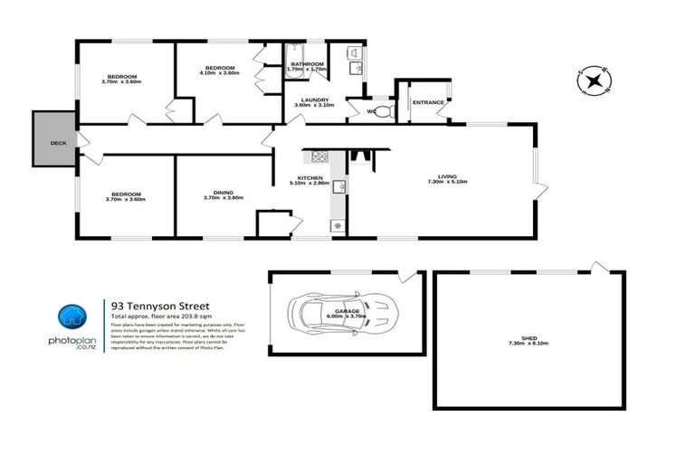 Photo of property in 93 Tennyson Street, Leamington, Cambridge, 3432