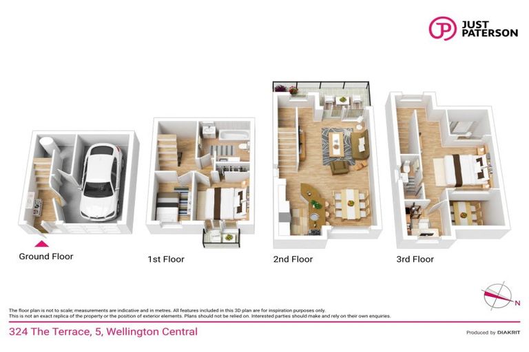 Photo of property in Fernhill Flats, 5/324 The Terrace, Te Aro, Wellington, 6011