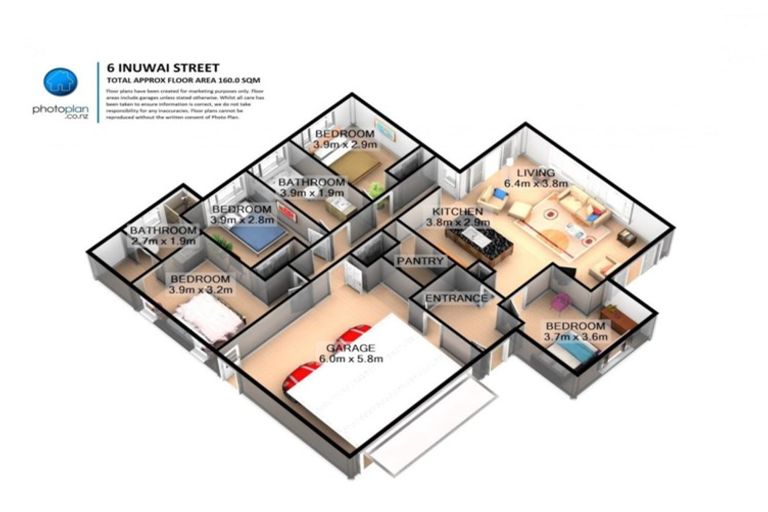 Photo of property in 6 Inuwai Street, Glenview, Hamilton, 3206