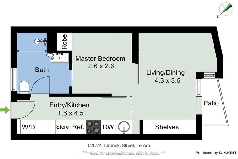 Photo of property in Soho Apartments, 520/74 Taranaki Street, Te Aro, Wellington, 6011