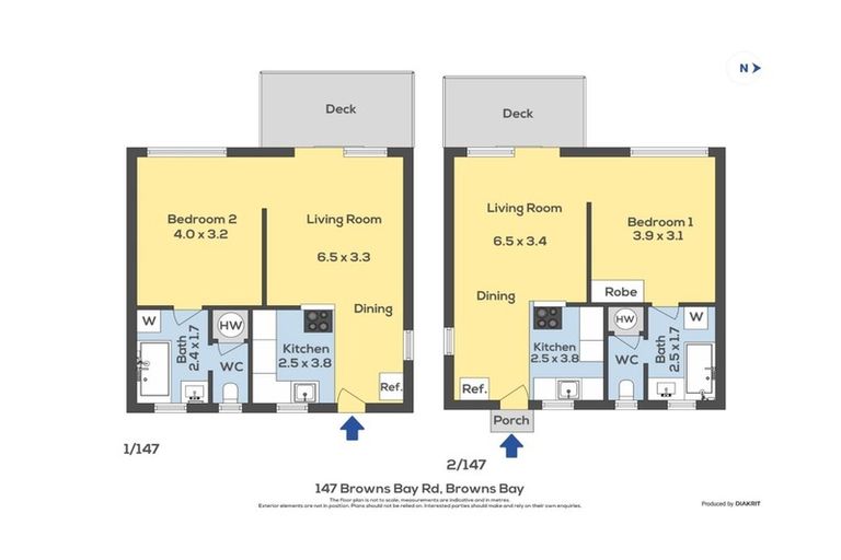 Photo of property in 147 Browns Bay Road, Browns Bay, Auckland, 0630