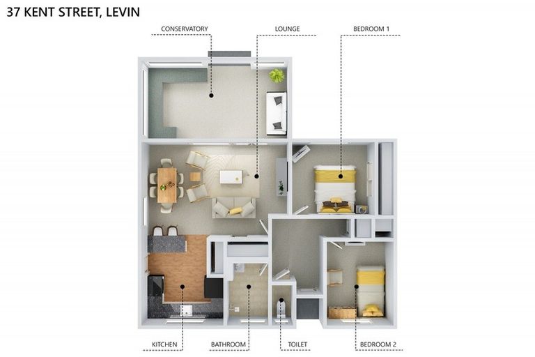 Photo of property in 37 Kent Street, Levin, 5510