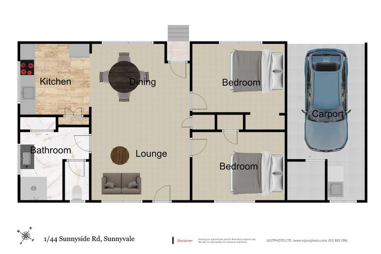 Photo of property in 1/44 Sunnyside Road, Sunnyvale, Auckland, 0612
