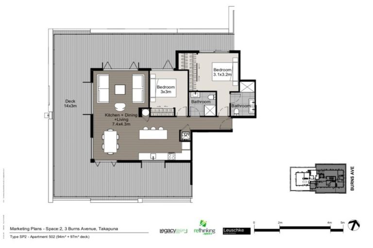 Photo of property in 3 Burns Avenue, Takapuna, Auckland, 0622