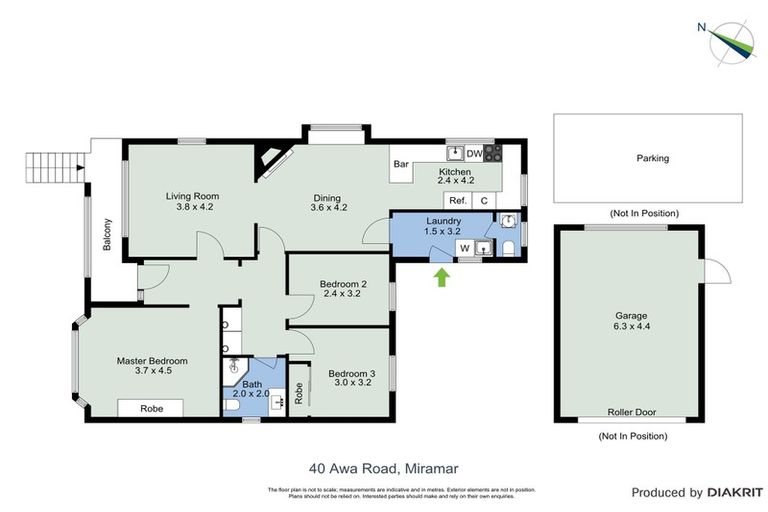 Photo of property in 40 Awa Road, Miramar, Wellington, 6022