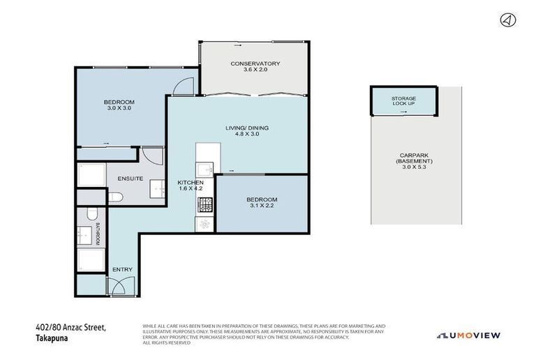 Photo of property in Frank Sargeson Apts, 308/80 Anzac Street, Takapuna, Auckland, 0622