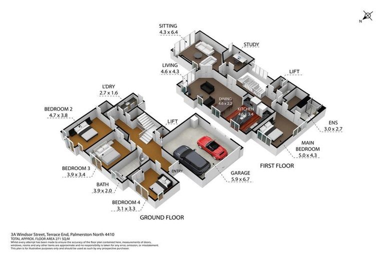 Photo of property in 3a Windsor Street, Terrace End, Palmerston North, 4410