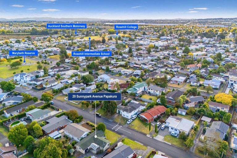 Photo of property in 20 Sunnypark Avenue, Rosehill, Papakura, 2113