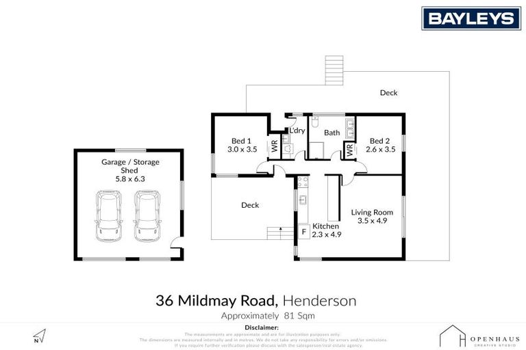 Photo of property in 36 Mildmay Road, Henderson, Auckland, 0610