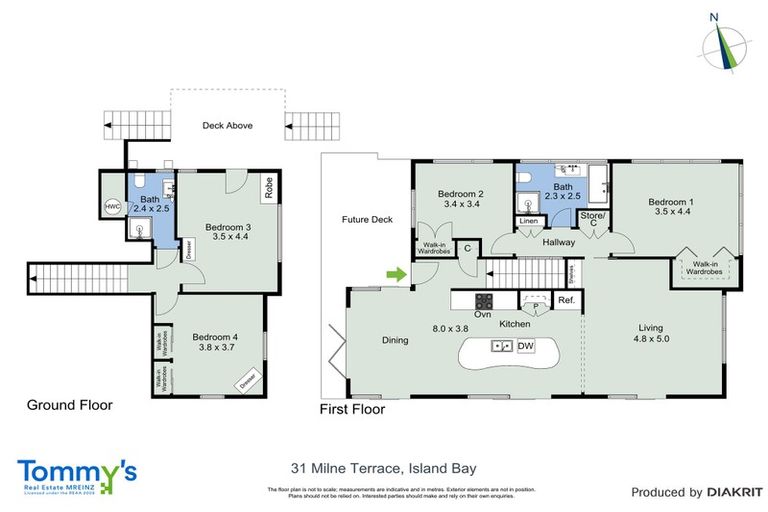 Photo of property in 31 Milne Terrace, Island Bay, Wellington, 6023
