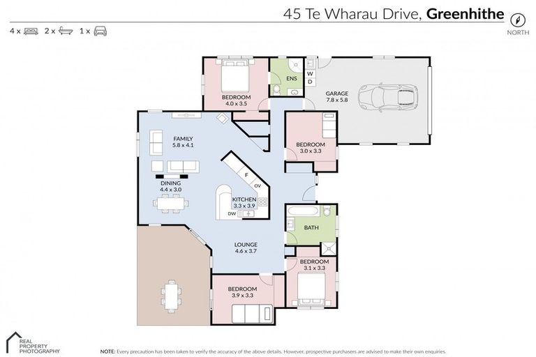 Photo of property in 45 Te Wharau Drive, Greenhithe, Auckland, 0632