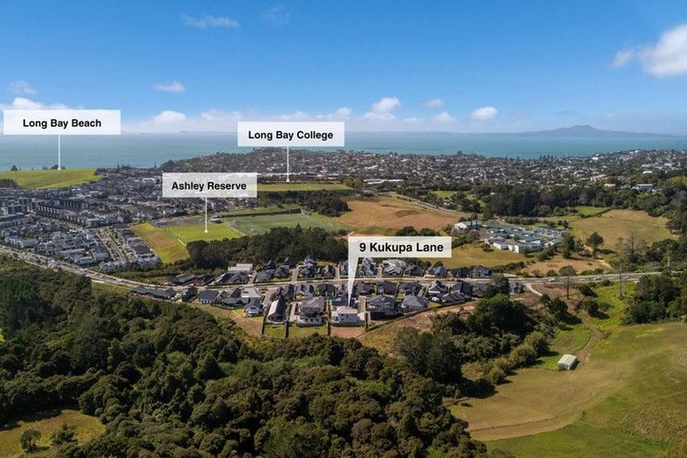 Photo of property in 9 Kukupa Lane, Long Bay, Auckland, 0630