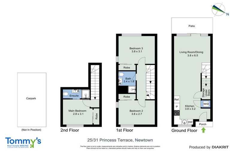 Photo of property in 25/31 Princess Terrace, Newtown, Wellington, 6021