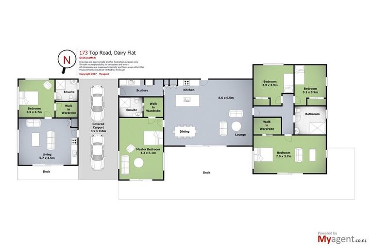 Photo of property in 173 Top Road, Dairy Flat, Albany, 0792