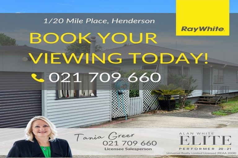 Photo of property in 1/20 Mile Place, Henderson, Auckland, 0612