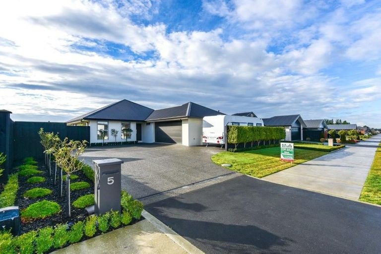 Photo of property in 5 Hungerford Drive, Rolleston, 7615