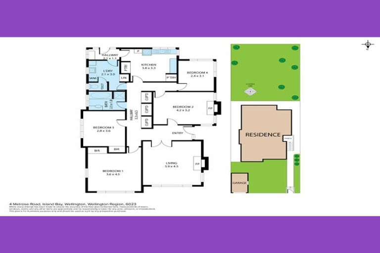 Photo of property in 4 Melrose Road, Island Bay, Wellington, 6023