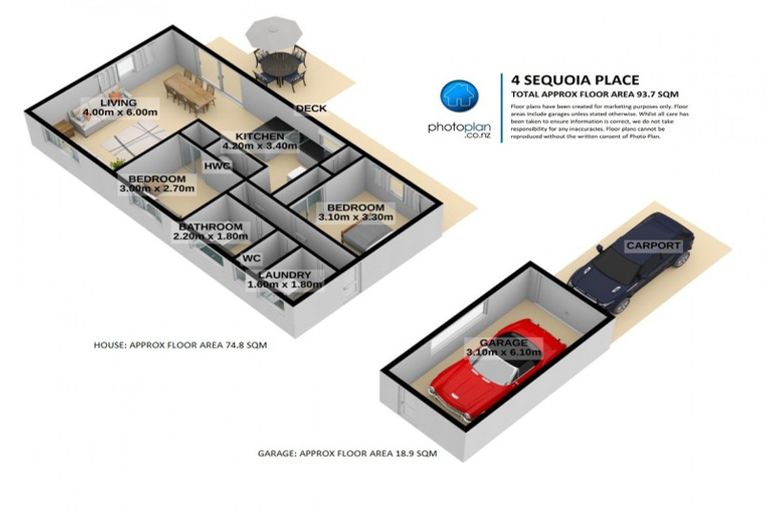 Photo of property in 4 Sequoia Place, Pukete, Hamilton, 3200