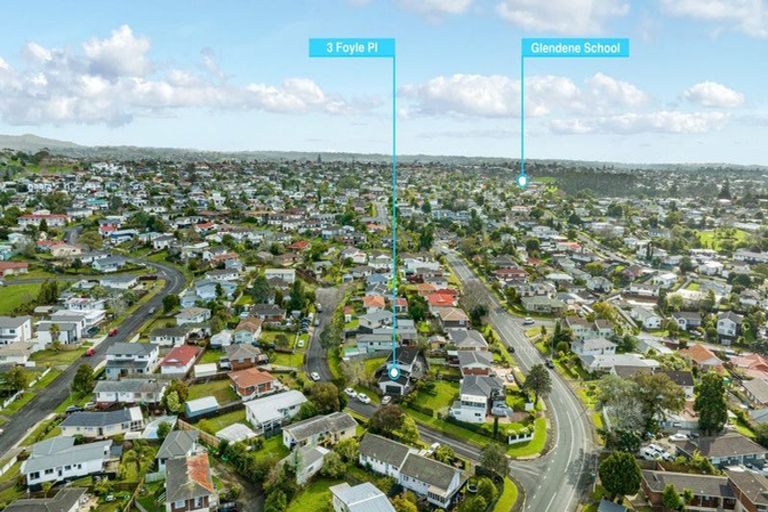 Photo of property in 3 Foyle Place, Glendene, Auckland, 0602