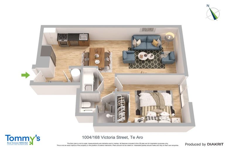 Photo of property in Vsp South, 1004/168 Victoria Street, Te Aro, Wellington, 6011