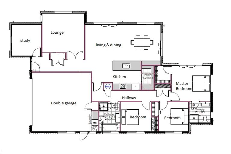 Photo of property in 6 Omahuru Road, Glenbrook, 2681