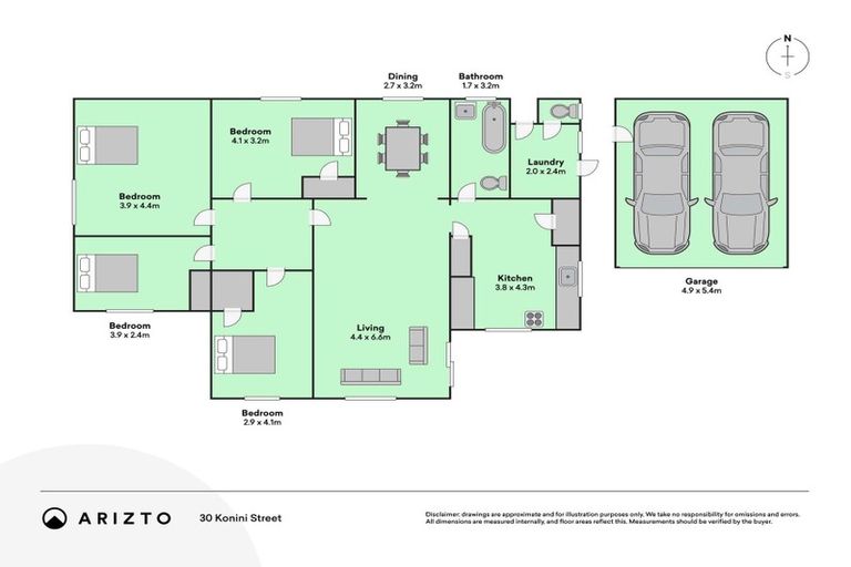 Photo of property in 30 Konini Street, Tawhero, Whanganui, 4501