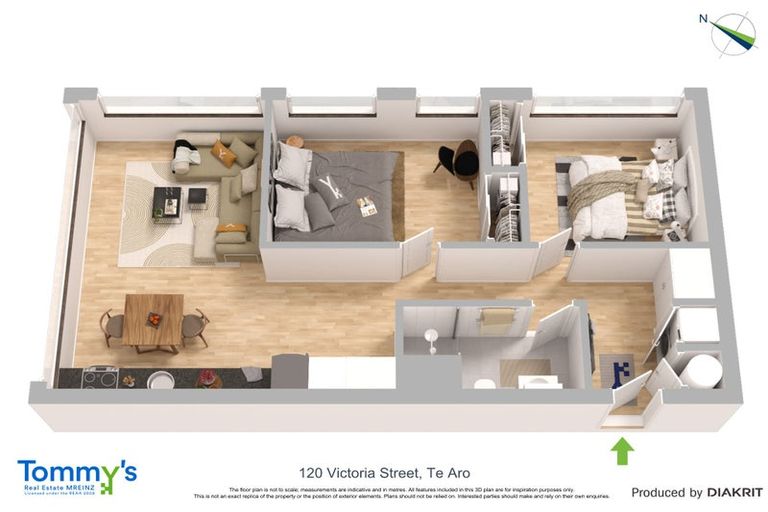 Photo of property in A C Nielsen House, 102/120 Victoria Street, Te Aro, Wellington, 6011