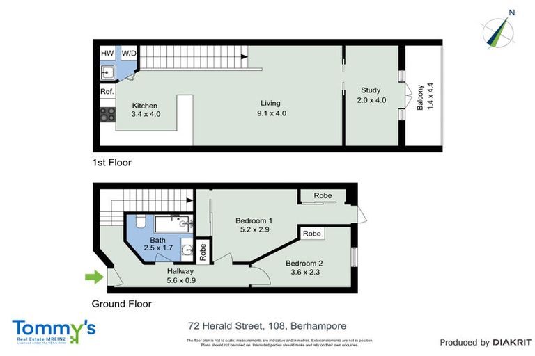 Photo of property in Luxford Villas, 108/72 Herald Street, Berhampore, Wellington, 6023