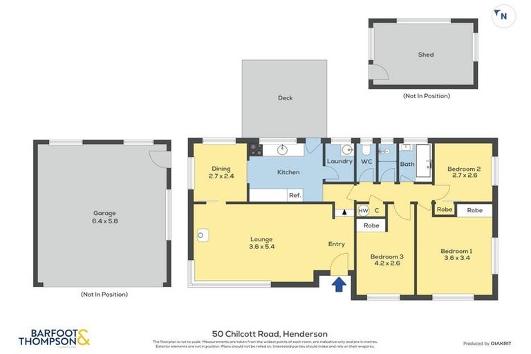 Photo of property in 50 Chilcott Road, Henderson, Auckland, 0612