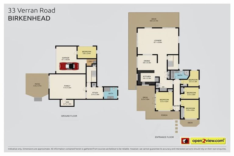 Photo of property in 33 Verran Road, Birkenhead, Auckland, 0626