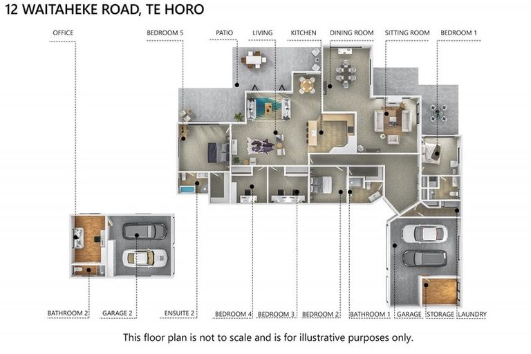 Photo of property in 12 Waitaheke Road, Te Horo, Otaki, 5581