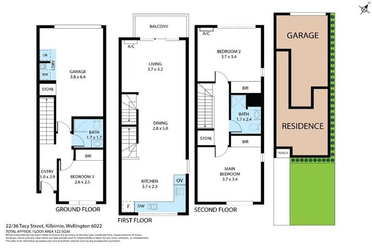 Photo of property in 22/36 Tacy Street, Kilbirnie, Wellington, 6022