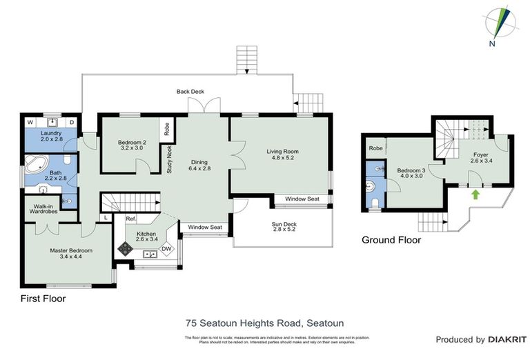 Photo of property in 75 Seatoun Heights Road, Seatoun, Wellington, 6022